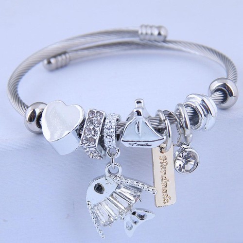 occidental style fashion  Metal all-PurposeDL concise shine cartoon pendant more elements accessories personality ba