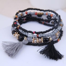 occidental style trend  Bohemia noble wind mash up beads accessories tassel te..