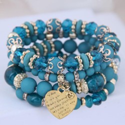 occidental style trend  Bohemia noble wind mash up Metal Peach heart temperame..