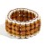  occidental style bracelet retro punk wind beads multilayer twining bangle