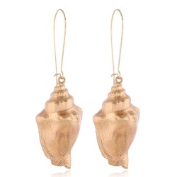 occidental style natural Shells earrings summer fashion Alloy