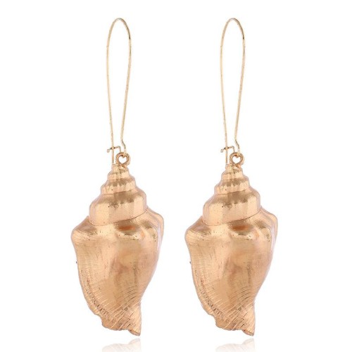occidental style natural Shells earrings summer fashion Alloy