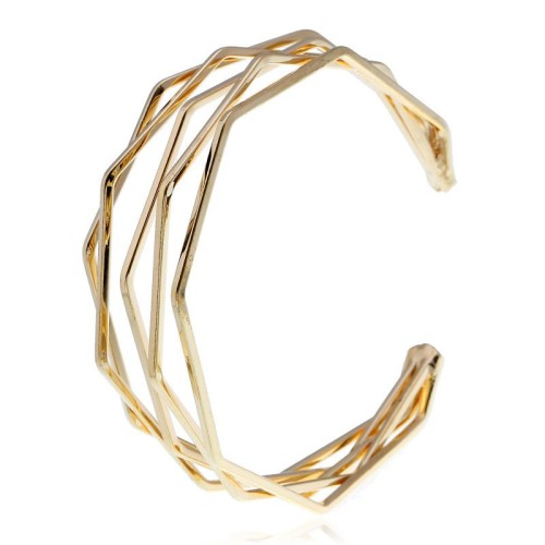 fashion fashion bangle  polishing geometry opening lovers bangle  occidental style
