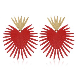 occidental style temperament Metal earrings  fashion exaggerating Irregular gi..