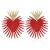 occidental style temperament Metal earrings  fashion exaggerating Irregular gilded ear stud