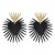 occidental style temperament Metal earrings  fashion exaggerating Irregular gilded ear stud