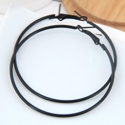 occidental style fashion  Metal color concise circle buckle circle