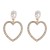occidental style  creative love color all-Purpose temperament Earring personality diamond earrings ear stud