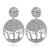occidental style fashion fashion exaggerating gold Life tree geometry hollow earrings woman