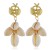   natural Shells tassel earrings woman fashion wind ear stud occidental style