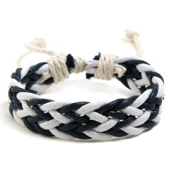 color lovers rope ethnic style handmade weave bracelet brief leisure small fre..