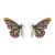 insect butterfly earrings wings fashion all-Purpose personality woman ear stud