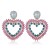 exaggerating Acrylic multilayer love diamond earrings woman occidental style fashion temperament Earring ear stud
