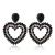 exaggerating Acrylic multilayer love diamond earrings woman occidental style fashion temperament Earring ear stud