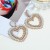 exaggerating Acrylic multilayer love diamond earrings woman occidental style fashion temperament Earring ear stud