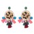 ethnic style tassel velvet earrings occidental style personality leopard earring