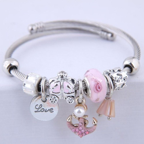 occidental style fashion  Metal all-PurposeDL anchors more elements accessories personality bangle