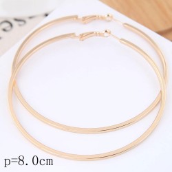 80mm fine  Korean style fashion  Metal concise surface personality temperament..