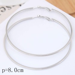 80mm fine  Korean style fashion  Metal concise surface personality temperament..