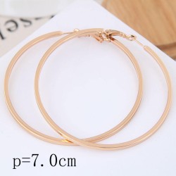 70mm fine  Korean style fashion  Metal concise surface personality temperament..
