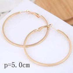 50mm fine  Korean style fashion  Metal concise surface personality temperament..
