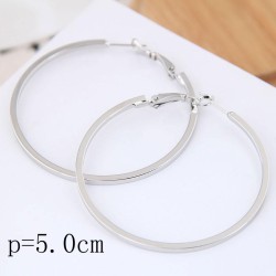 50mm fine  Korean style fashion  Metal concise surface personality temperament..