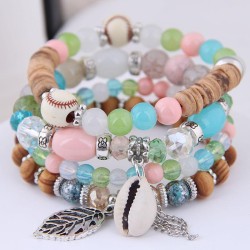occidental style fashion  concise Metal leaves tassel all-Purpose trend gorgeo..