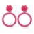   retro occidental style temperament ear stud  fashion handmade beads Acrylic earrings Earring