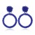   retro occidental style temperament ear stud  fashion handmade beads Acrylic earrings Earring