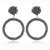   retro occidental style temperament ear stud  fashion handmade beads Acrylic earrings Earring