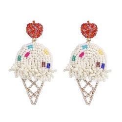 UR fashion personality earring woman lovely earrings beads handmade production