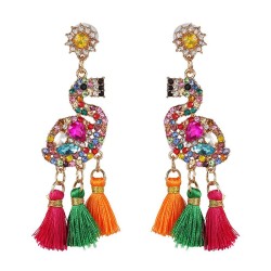 creative earrings tassel long style diamond women ear stud romantic woman Earr..