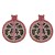  creative woman style geometry ear stud diamond personality occidental style
