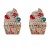  creative woman style ear stud diamond personality occidental style