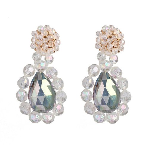 Acrylic earrings occidental style exaggerating creative crystal drop earring Earring