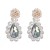 Acrylic earrings occidental style exaggerating creative crystal drop earring Earring
