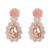 Acrylic earrings occidental style exaggerating creative crystal drop earring Earring