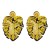 occidental style creative earrings personality brief Leaf beads ear stud woman exaggerating personality