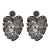 occidental style creative earrings personality brief Leaf beads ear stud woman exaggerating personality