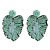 occidental style creative earrings personality brief Leaf beads ear stud woman exaggerating personality