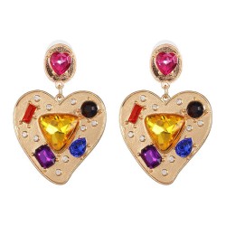 occidental style fashion heart-shaped earrings lady Street Snap earring beauti..