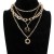 occidental style  creative brief multilayer necklace clavicle chain woman chain necklace