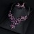 necklace woman personality three-dimensional flower crystal clavicle chain samll necklace