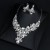 necklace woman personality three-dimensional flower crystal clavicle chain samll necklace