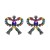  handmade diamond earrings occidental style wind lady ear stud