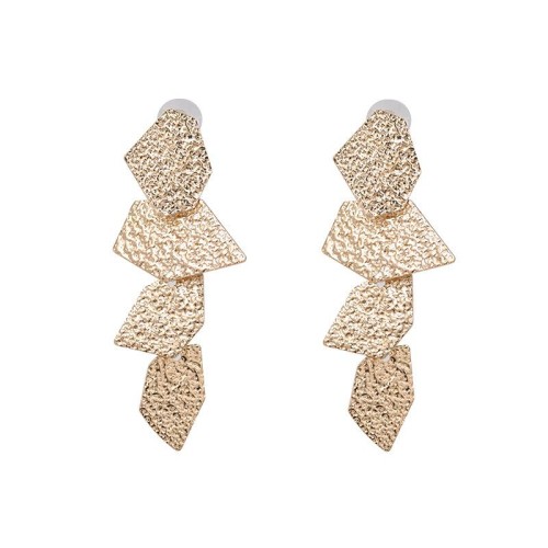  geometry Leaf tassel earring fashion temperament Alloy ear stud