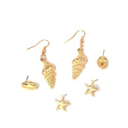  occidental style fashion Shells earrings natural Pearl wind earring fashion fashion Earring