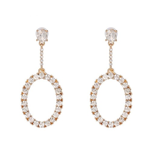  exaggerating diamond ear stud earring temperament fashion all-Purpose Earring