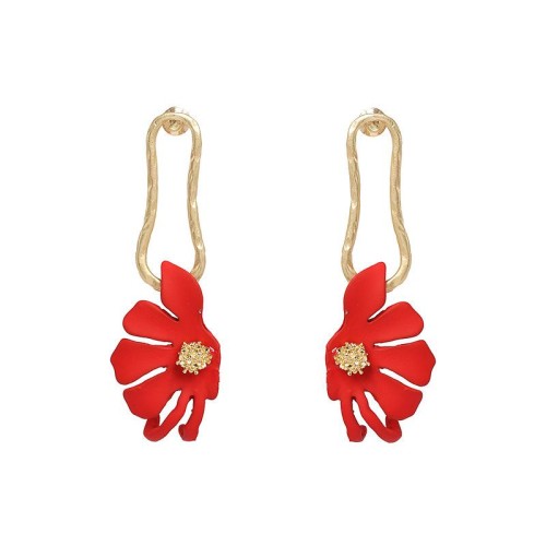  retro brief Leaf ear stud earring fashion personality ear stud collocation earrings
