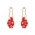  retro brief Leaf ear stud earring fashion personality ear stud collocation earrings